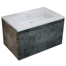 Prado 750mm Wall Hung Single Vanity